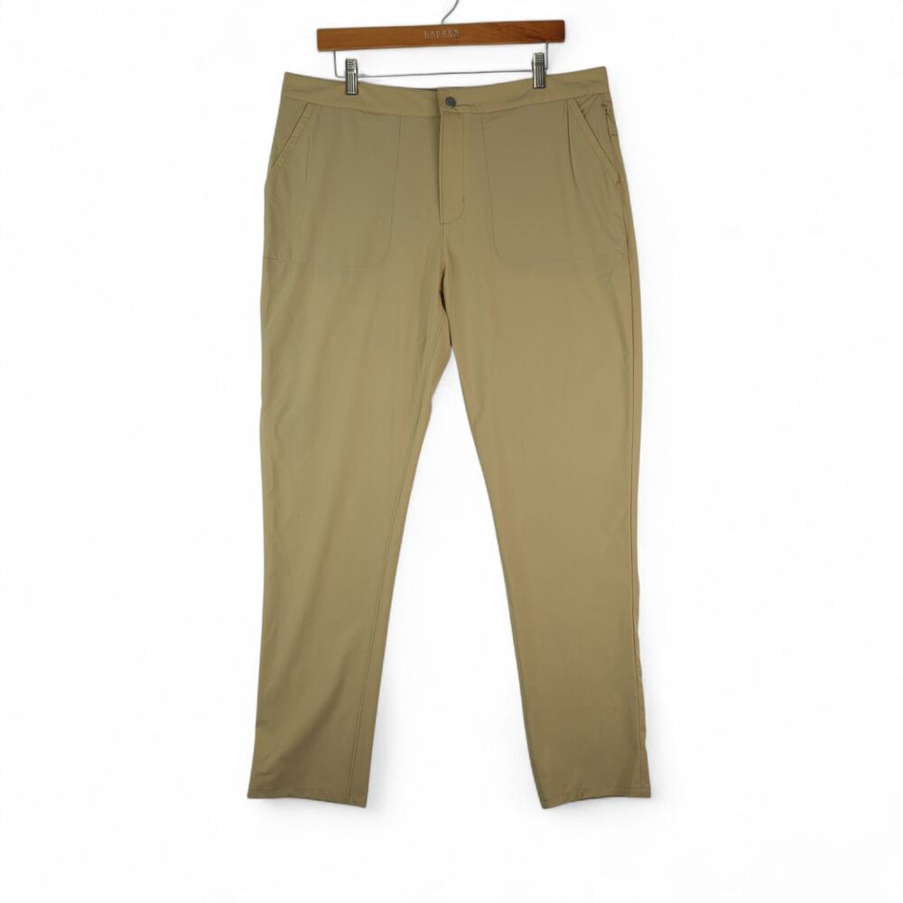 Mountain Khakis Trail Pants Womens 16 Khaki Nylon Hiking Utility Gorpcore Travel